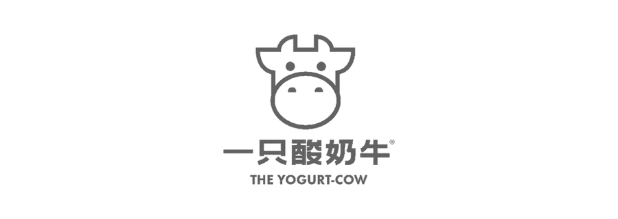 一只酸奶牛 Logo